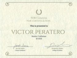 Master Craftsman cert